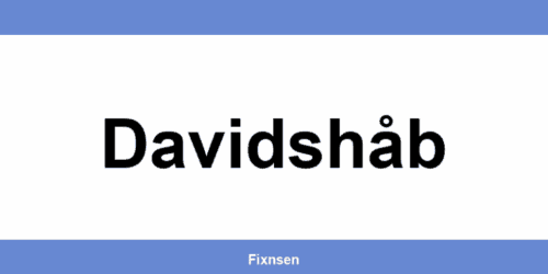 Davidsen i Davidshåb: åbningstider og info